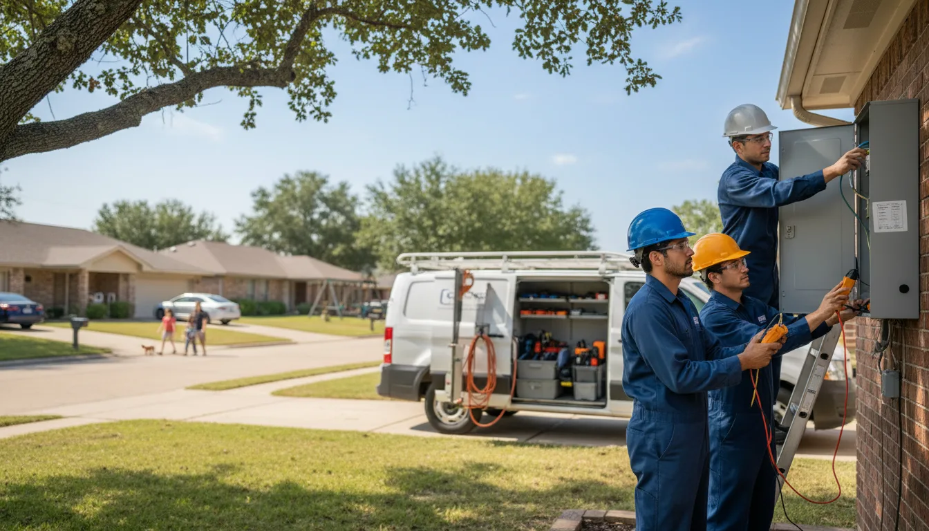 Certified electrician providing emergency electrical services in Tama, IA